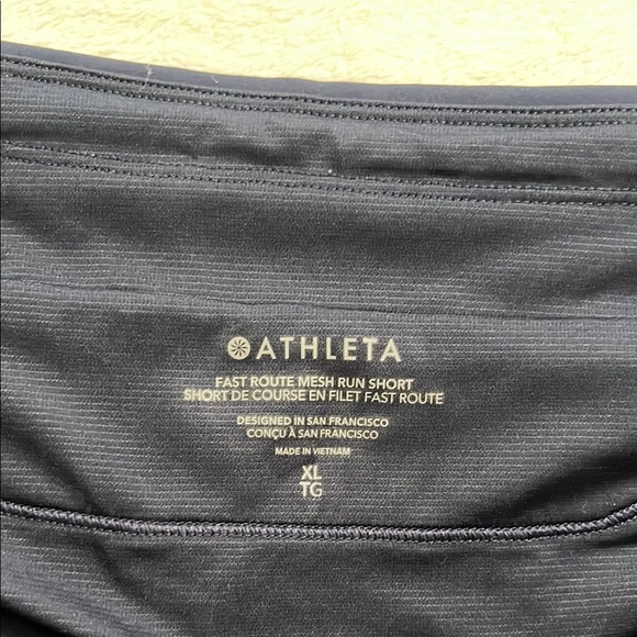 Women's Navy Blue Athletic Shorts - Picture 4 of 12